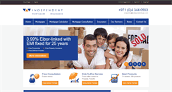 Desktop Screenshot of independentuae.com