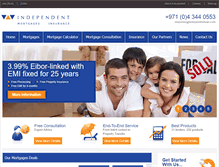 Tablet Screenshot of independentuae.com